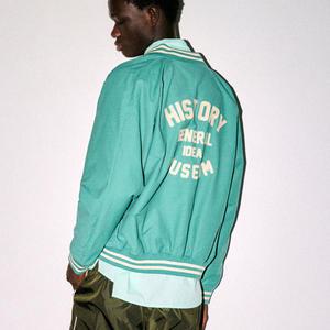 UNISEX 빈티지 스타디움 자켓 [GREEN] / SBC1U07008