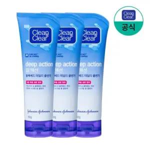 [클린앤클리어] 딥 블랙헤드 폼 100g x3