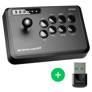 PS5 조이트론 EX레볼루션+매직부츠 세트 / 닌텐도 스위치 아케이드 조이스틱 PC 게임 스틱 철권 스파6