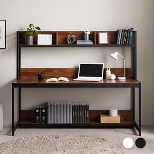 [코세드] 켈트 선반 책상 1750L [블랙/화이트]