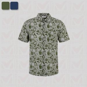 [밀레] MILLET 아웃도어 남자 플라워 포인트 반팔 등산 티셔츠 NAVY_CA
