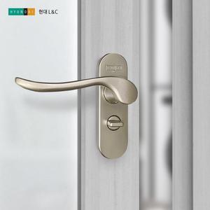 한화 현대 L&C 다용도실 현관 중문 손잡이 세탁실 문고리 터닝도어 핸들 H-151