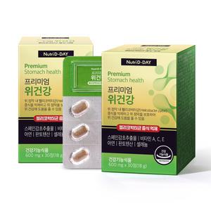 [소비기한 임박] 뉴트리디데이 프리미엄 위건강 헬리코박터 억제 30정, 2개