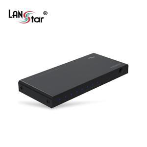 LANstar 1:4 HDMI 2.0 분배기 다운스케일 기능 LS-HD204DS-N