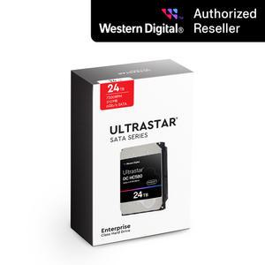 [공식판매원] WD ULTRASTAR HC580 3.5 24TB 7200RPM 1PACK HDD 하드디스크 WUH722424ALE6L4