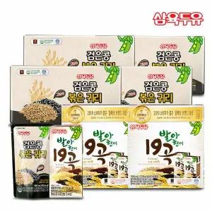 [하프클럽/삼육두유](m)삼육두유 검은콩 볶은귀리 60팩 + 발아현미19곡 32팩(총 92팩)
