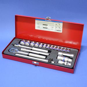 킹토니 소켓렌치셋트 3520MR 9.5mm 0174568 6각소켓 6-23mm 라쳇핸들 복스대 연결대 조인트 T복스대