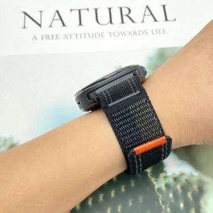 갤럭시 워치 7 울트라 호환 패브릭 밴드 스트랩 남성용 스포츠 나일론 루프 삼성 47mm LTE 조정 가능한 팔
