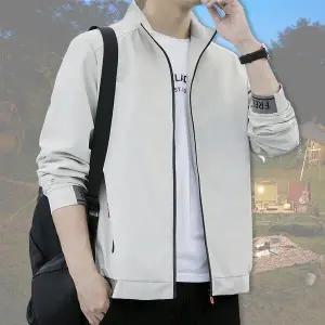 [로아리빙]캐쥬얼 자켓 남자 간절기 경량 점퍼 방수 바람막이 스포츠 아우