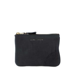꼼데가르송 여성 블랙 레더 파우치 SA8100WW BLACK