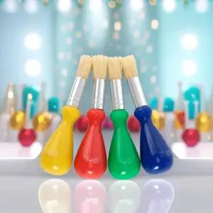 캐스비 아트스쿨 물방울 유아붓 4종 미술 브러쉬 브러시 색칠 놀이 그림그리기 어린이 아동