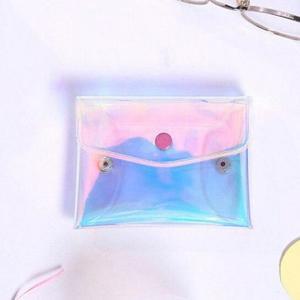 [라일리] Rly 10x8cm DD PVC 백 홀로그램 12075 파우치 소형