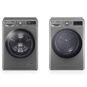 LG 트롬 ThinQ 세탁기 건조기 12kg + 10kg 올인원 1등급 실버