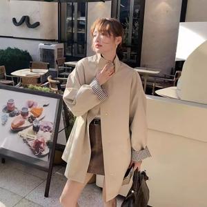 여성 코트 트렌치 연카키 하프 봄가을 캐주얼 코디 MF3