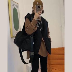 여자 조끼 퀼팅 면 추동 아우터 패딩 코트 dom4