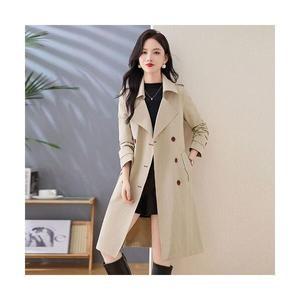 여자코트 트렌치 코트 봄가을 슬림핏 하프 원템3