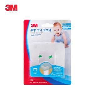3M 투명 코너 보호대 4개입 투명