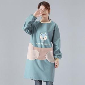 방수 카페 작업복 미술 작업용 청소 주머니 앞치마