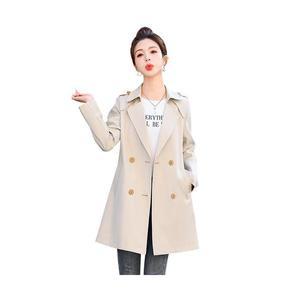 여자 트렌치 코트 헨리넥 롱 봄가을 더블 스타일 시크 ST3
