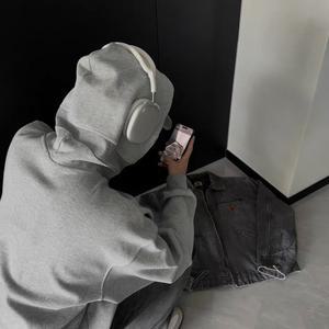 여자 야구 점퍼 잠바 추동 아우터 패션 그레이 마이너 해체 후드 커플 ST4