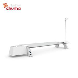 [기타]S324 스마트독 브릿지 모니터받침대 USB 화이트 투명 (WFHLWD9)