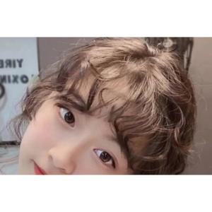 앞머리 가발 여자 히피펌 여성 정수리 피스 부분가발