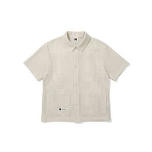 코닥 브라이스 니트 반팔 셔켓 아이보리 BB802265