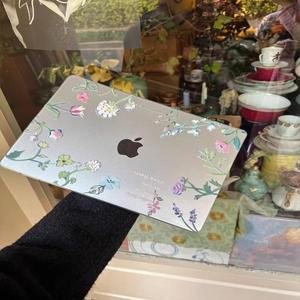 [누리잡화]반짝이는 프린트 하드 쉘 노트북 케이스, MacBook Pro13.3 A2338 M3 2024 Air13.6 A3113 Pro14
