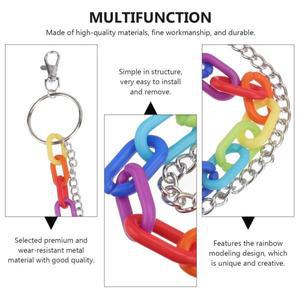 Colorful Belt Chain Punk Waist Acrylic Fashion Jewelry Girl Rainbow Miss