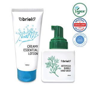 o브리엘 크리미 에센셜 로션 160ml+개똥쑥 버블 핸드워시 250ml