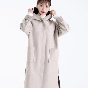 여자오버핏후드롱코트 여성옷 KAA 22120