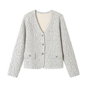여성 세련도도녀 가을 가디건 추동 숏 니트 코트 봄 아우터 OOTD3
