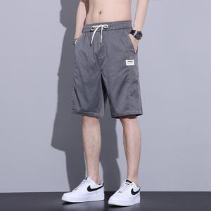 남성바지 트렌디 아이템 배기핏 리오셀 아이스 실크 여름 루즈 캐주얼 반 HT2