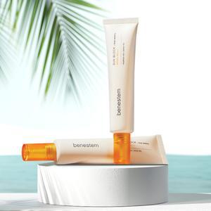 배내스템 선블록 트루 워터리 에센스 선케어(SPF50+/PA++++) 40ML, 2개