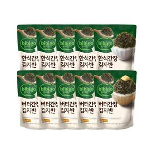 비비고 버터간장 김자반 50g x5개+한식간장 김자반 50g x5개 (총 10개)