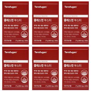 테라퓨젠 콜레스컷 부스터 900mg 30정 6박스