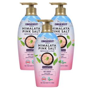 엘라스틴 오가니스트 히말라야 핑크솔트 스케일링 샴푸 500ml x3개