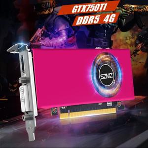 GTX 750TI DDR5 4GB 컴퓨터 그래픽 카드 PCI-E 2.0 16X 데스크탑 비디오 GT610/GT730 HDMI 호환 인터페이스