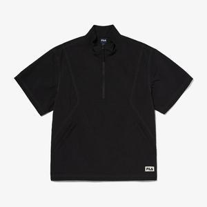 [휠라] 유니 에센셜 반팔 우븐 아노락 FS2JKG2105X-BLK