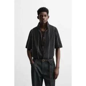 [국내] 자라 남성 ZARA 대비 자수 셔츠 7036/411/064 Men 3345723