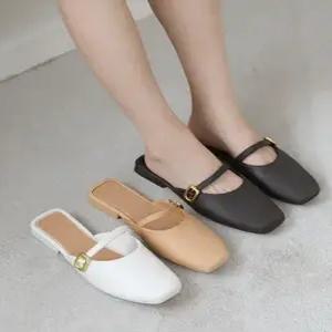 [방수/아쿠아] 미니라 경량 블로퍼 뮬 슬리퍼 (1cm)