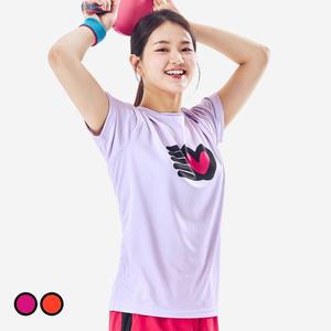 [스타]엑시옴 랩5 여성용 기능성 반팔 스포츠 탁구복 상의 (라이트핑크,오렌지)