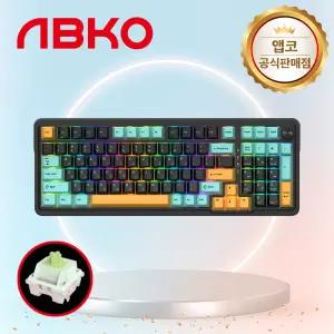 [국내정품] 앱코 AK998 8K 유선 기계식 키보드 블랙 멜론축