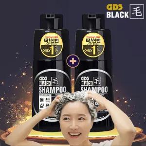 지디에스 딱한번 염색샴푸 블랙모 흰머리 새치샴푸 300ml