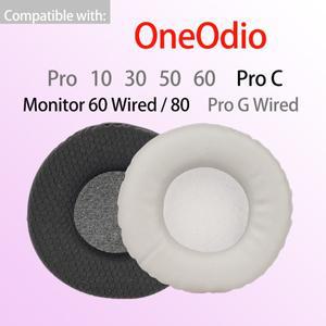 OneOdio Pro 10 30 50 60 헤드폰 모니터 용 이어 패드 80 쿠션 C / G 유선 헤드셋 커버 교체