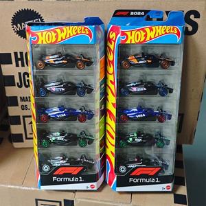 JBJ78 핫 휠 5PCS 1:64 F1 다이캐스트 자동차 모델