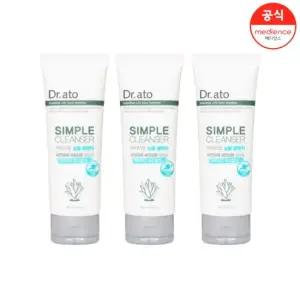 [3개 세트] 닥터아토 저자극 민감성 심플 클렌징 폼 클렌저 100ml
