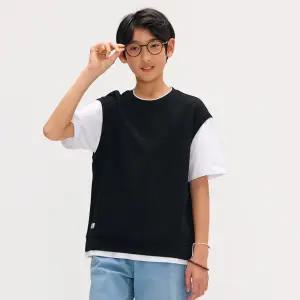 [오션스카이] [2color] 남아 배색 반팔티