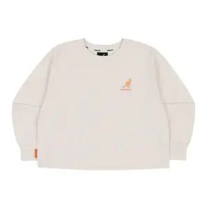 [롯데백화점]캉골 로고 포인트 크롭 티셔츠 QC 2002 크림 (AQCCRT20020CM)