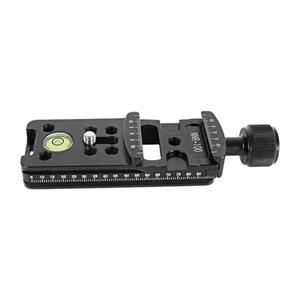 1pc 100/150/200mm 카메라 레일 노달 슬라이드 카메라 삼각대 용 레벨이있는 퀵 릴리스 플레이트 클램프 파